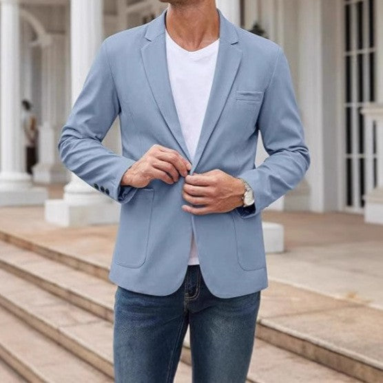 Herren eleganter Sakko mit schmalem Schnitt Aliams