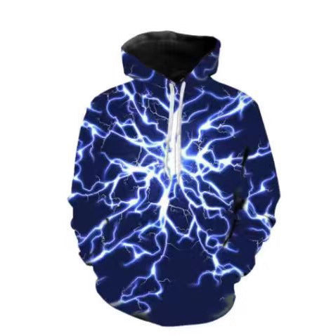 Herren Kapuzenpullover mit dynamischem Blitzdesign Aliams