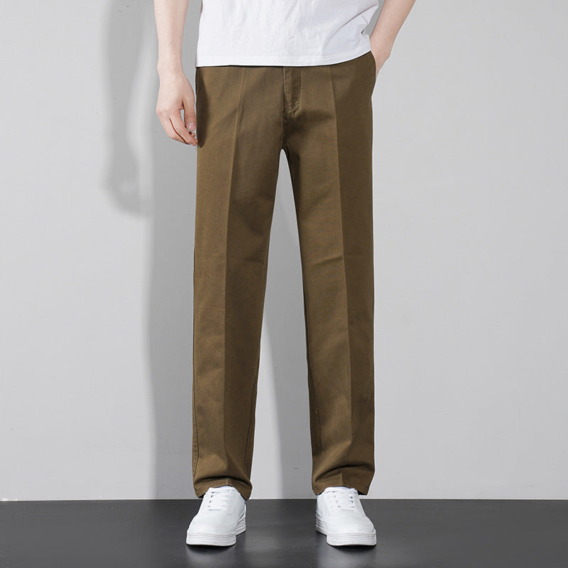 Herren schicke Freizeit-Hose mit elastischem Bund und bequemen Taschen Aliams