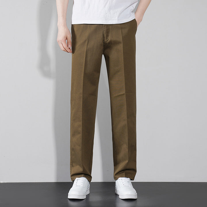 Herren schicke Freizeit-Hose mit elastischem Bund und bequemen Taschen Aliams