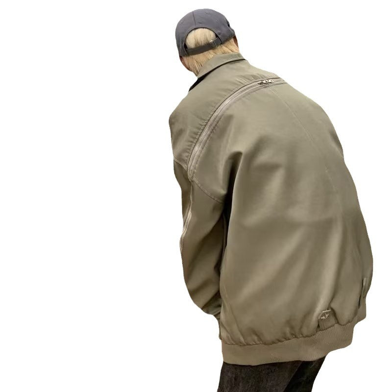Unisex lässige Utility-Jacke mit funktionsgerechten Details Aliams