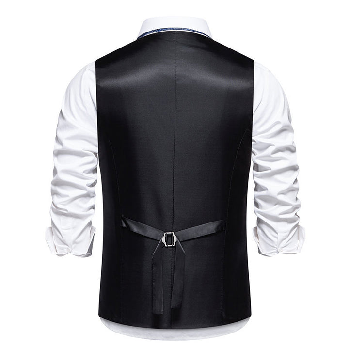 Herren elegante Anzugweste mit stilvollem Schnitt und hochwertigen Details Aliams