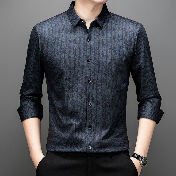 Herren Hemd mit feinem Strukturdesign Aliams