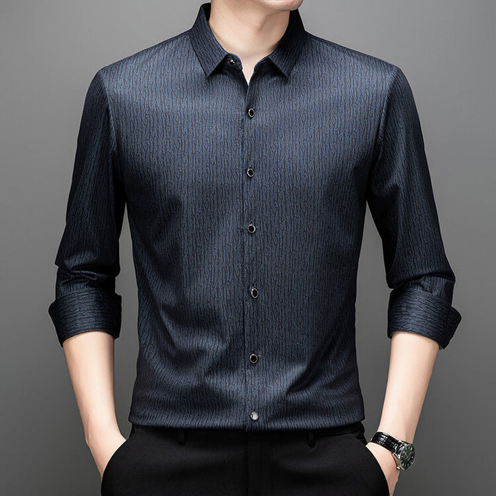 Herren Hemd mit feinem Strukturdesign Aliams