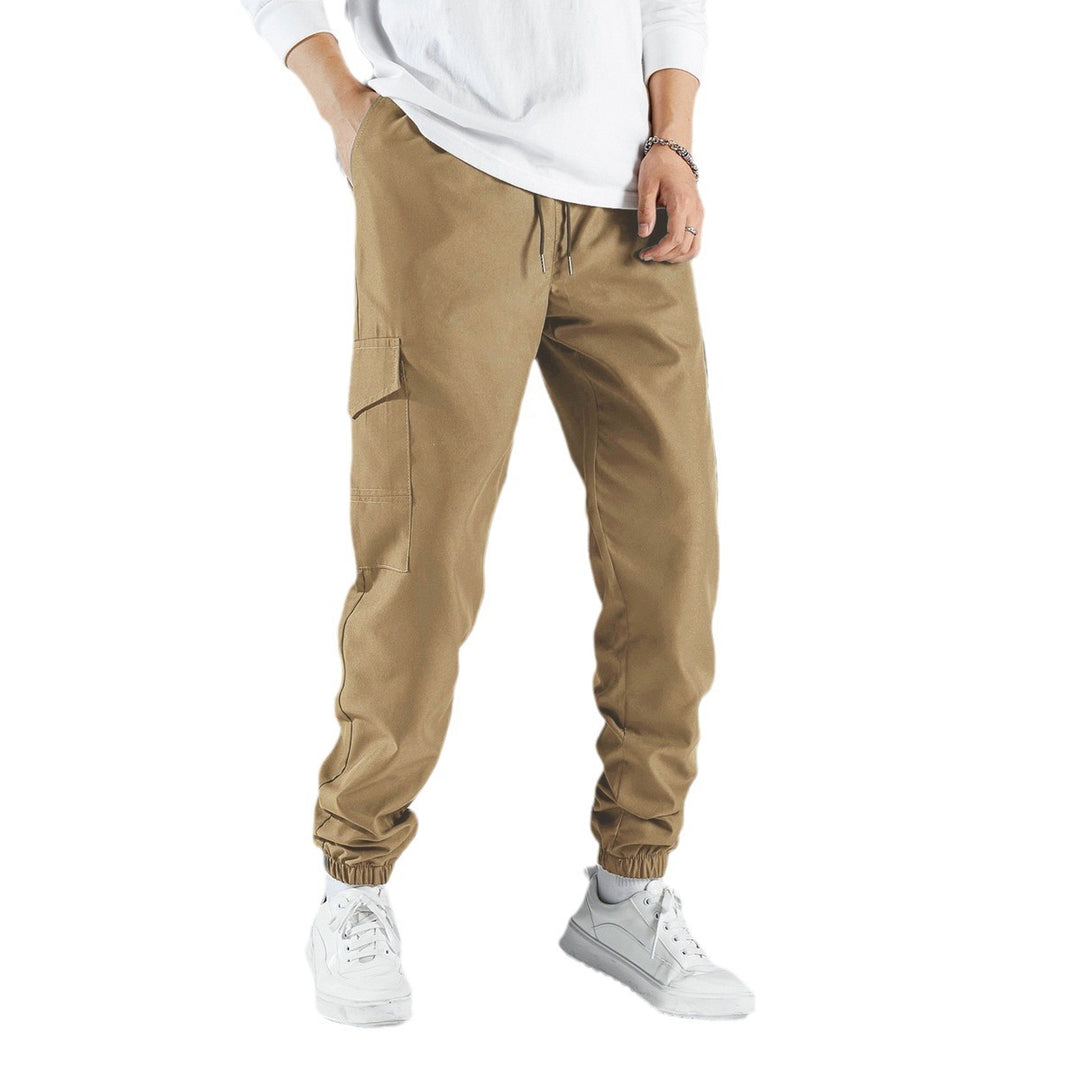 Herren Cargo-Jogginghose mit praktischen Seitentaschen und elastischem Bund Aliams