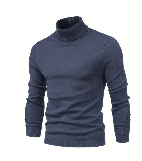 Herren Grober Rollkragenpullover aus wärmendem Material mit strukturierter Oberfläche Aliams