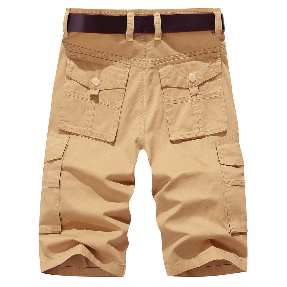 Herren Cargo-Shorts mit praktischen Multitaschen und robustem Gewebe Aliams