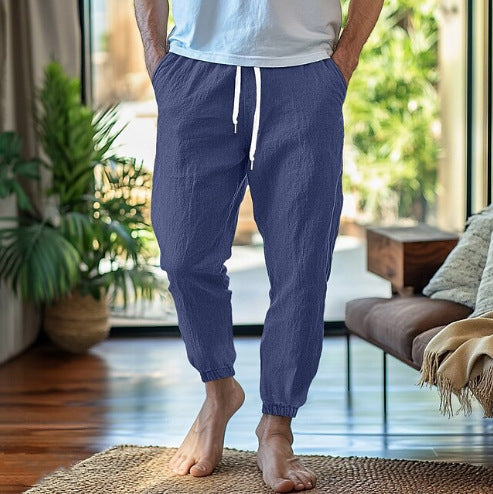 Herren Freizeithose mit individuell verstellbarem Bund und seitlichen Belüftungseinsätzen Aliams