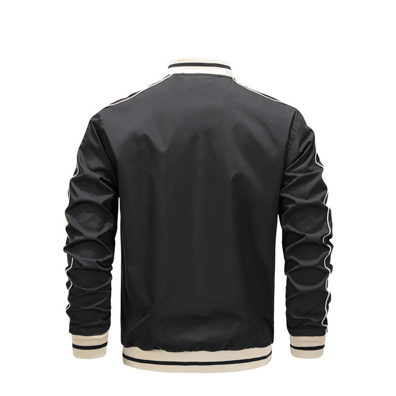 Herren sportliche Freizeitjacke im College-Stil Aliams