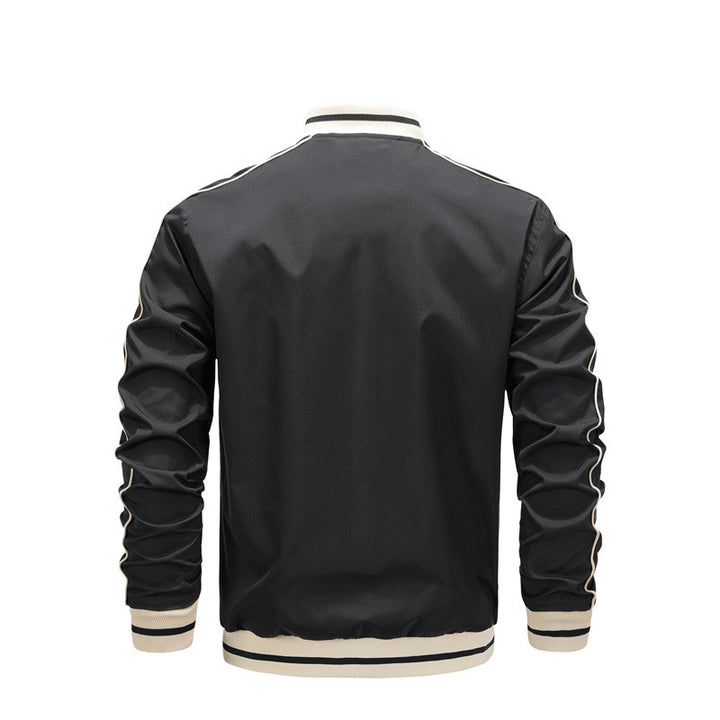 Herren sportliche Freizeitjacke im College-Stil Aliams