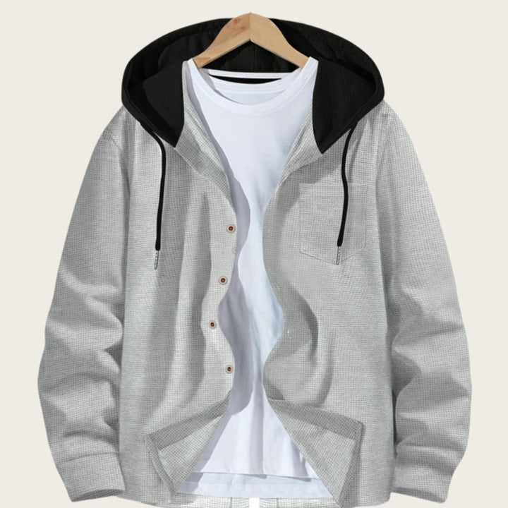 Herren trendige Übergangsjacke mit Kapuze Aliams