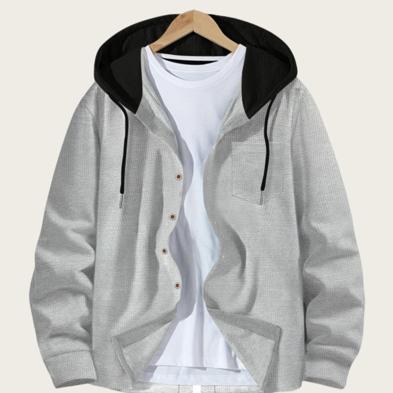 Herren Freizeitjacke mit Kapuze und modischem Design Aliams