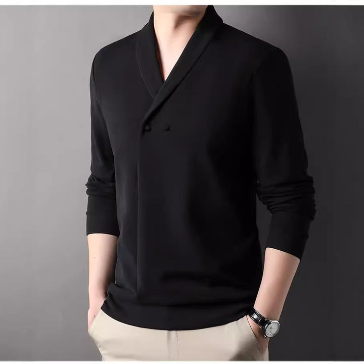 Herren Freizeitjacke mit modernem Schalkragen und praktischen Knöpfen Aliams