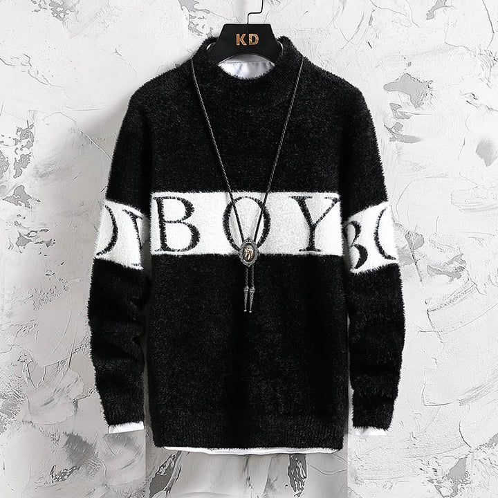 Damen Hochwertiger, kuscheliger Pullover mit Stehkragen Aliams