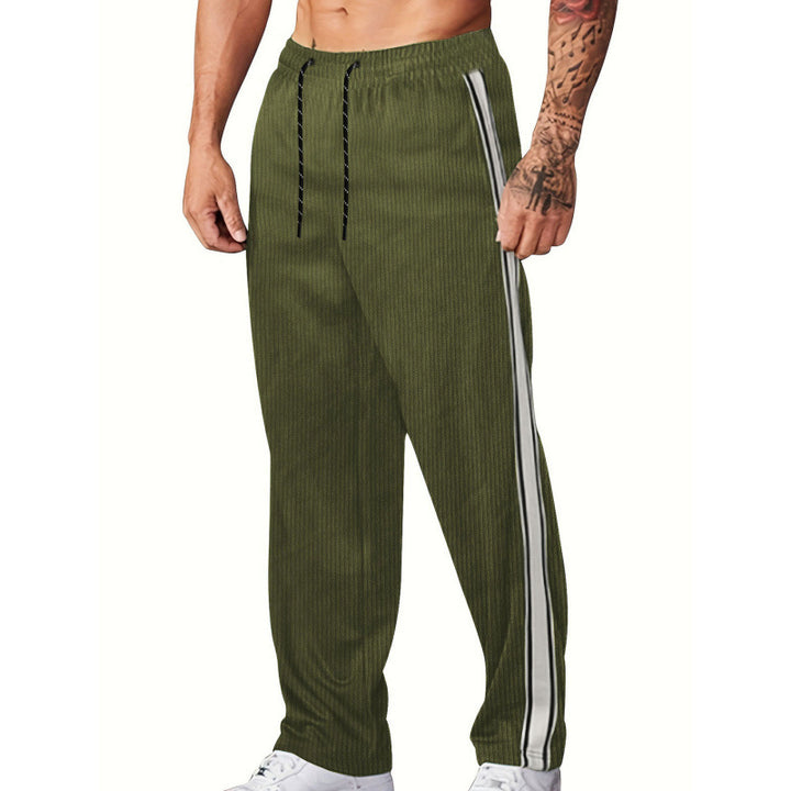 Herren Sportliche Freizeithose mit seitlichen Streifen Aliams