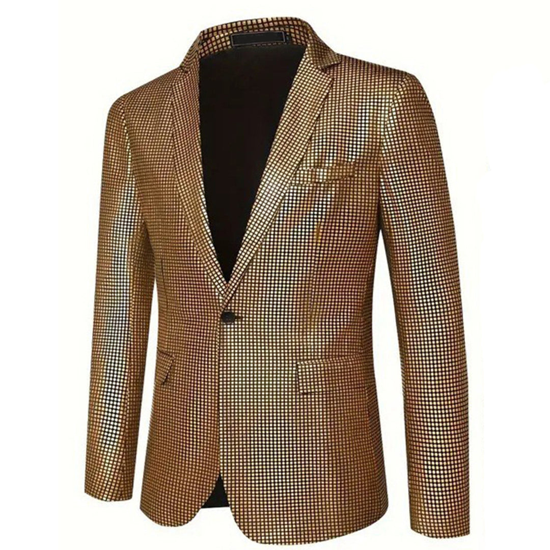 Herren glamouröser Paillettenblazer im eleganten Design Aliams