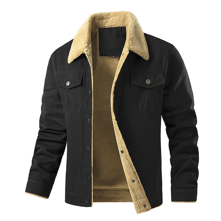 Herren gefütterte Utility-Jacke mit Teddyfutter Aliams