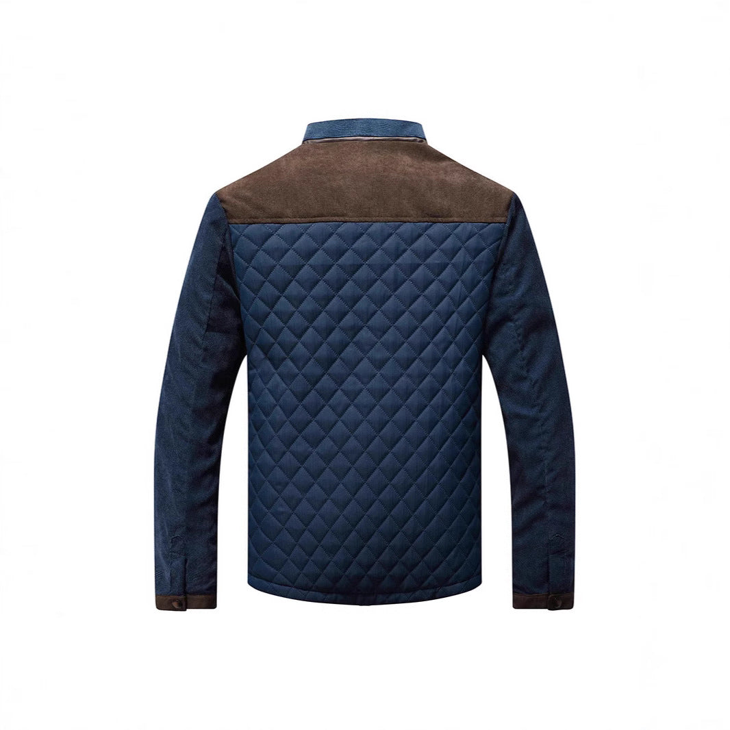 Herren gesteppte Freizeitjacke mit weichem Innenfutter Aliams