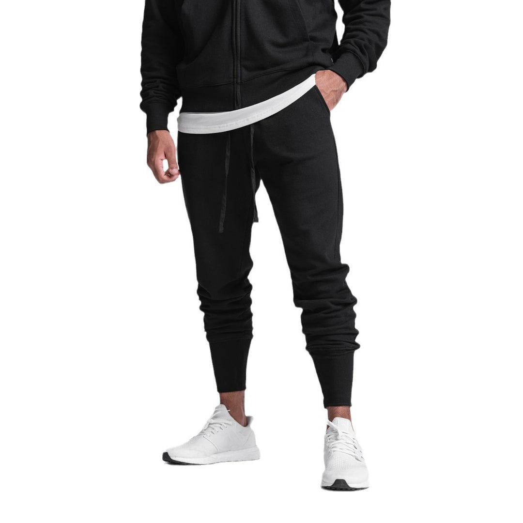 Herren bequeme Slim-Fit Sporthose mit Bündchen Aliams