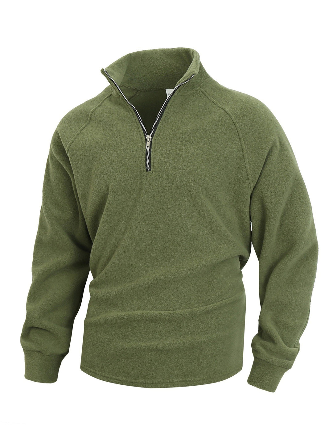 Herren Fleece Pullover mit halbem Reißverschluss Aliams
