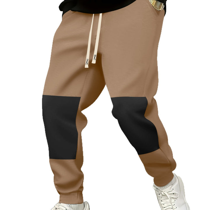 Herren elegante Sporthose mit modernen Farbblockelementen Aliams