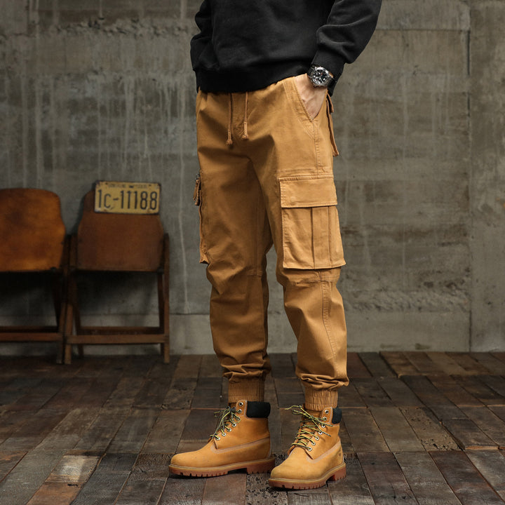 Herren Cargo-Hose mit multifunktionalen Taschen und robustem Baumwollmaterial Aliams