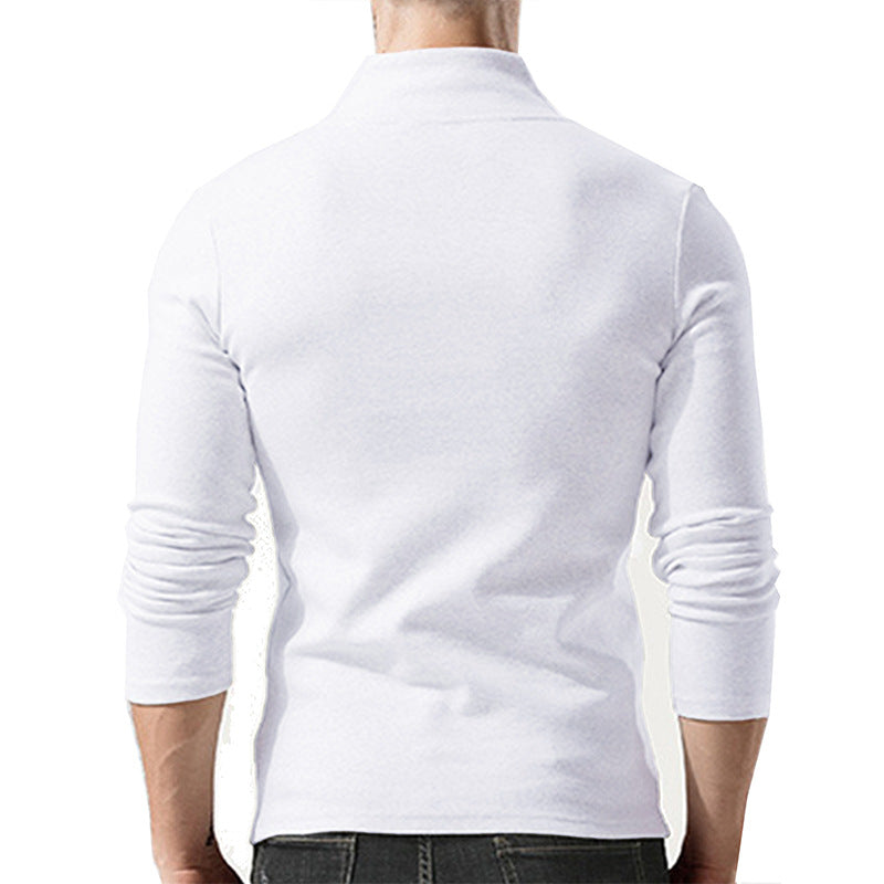 Herren Pullover mit modischem Stehkragen Aliams