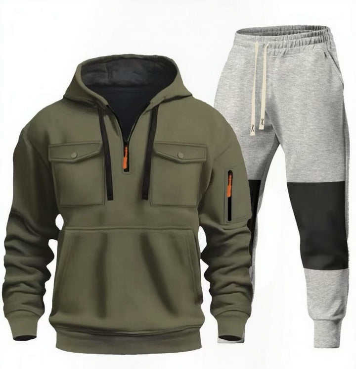 Herren funktionaler Sweatshirt- und Jogginghosen-Set Aliams