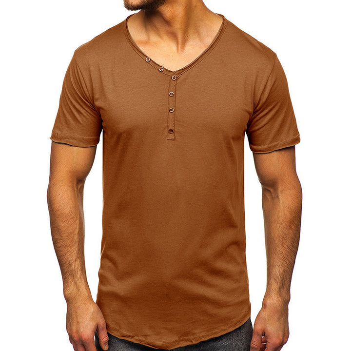 Herren Kurzarm Hemd Aliams