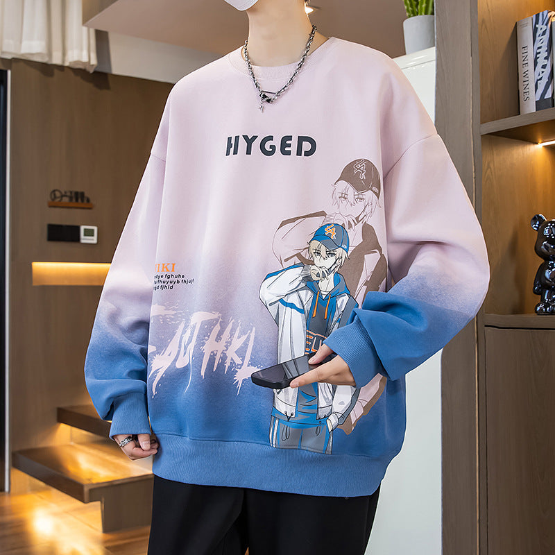 Unisex Oversized Sweatshirt mit kreativem Grafikdruck Aliams