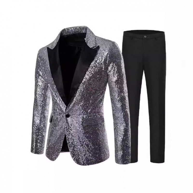 Herren Glitzer-Smokinganzug Aliams