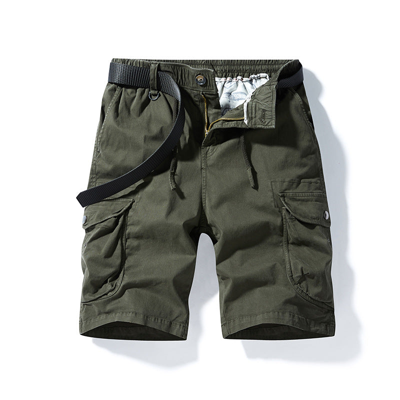 Herren Cargoshorts mit elastischem Bund und praktischen Taschen Aliams