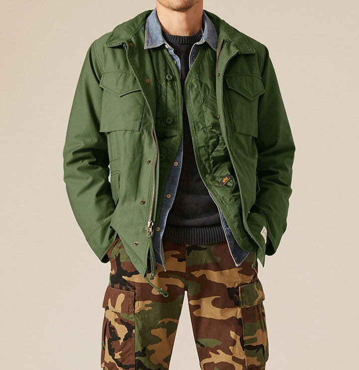 Herren funktionale Outdoorjacke mit praktischen Taschen Aliams