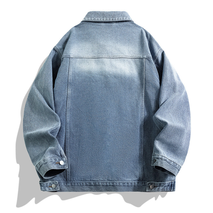 Herren Jeansjacke im klassischen Look mit praktischen Taschen Aliams