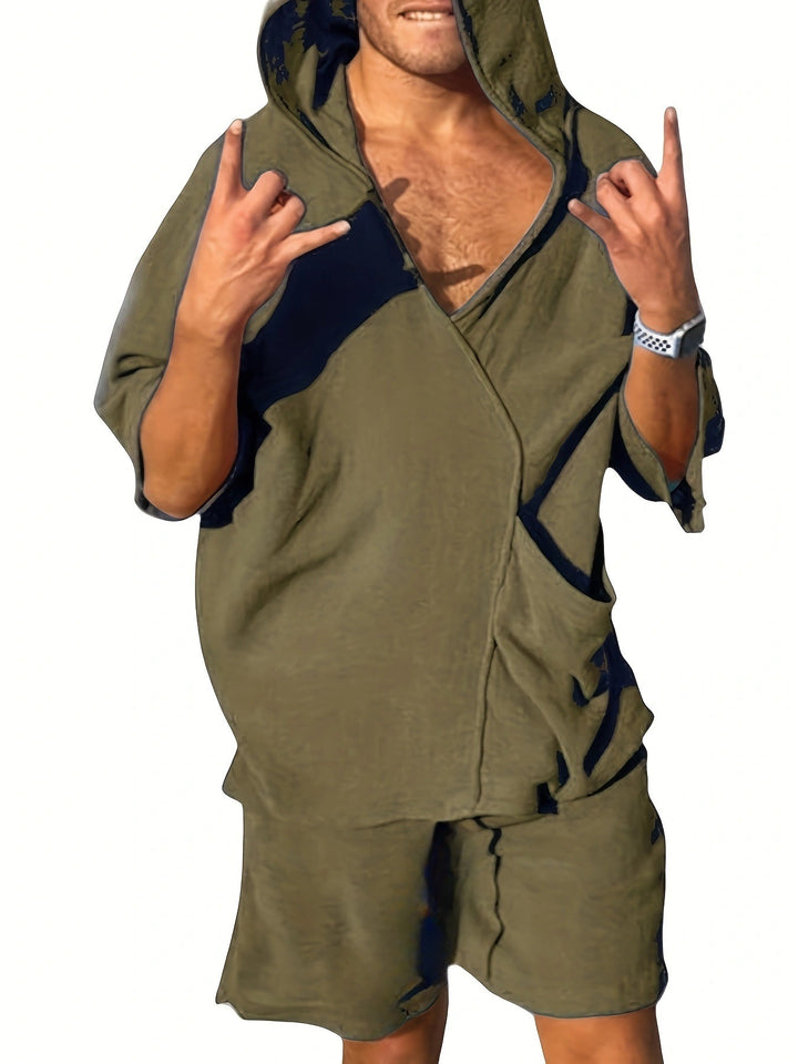 Herren Freizeit Hoodie mit praktischen Taschen und lässigem Look Aliams