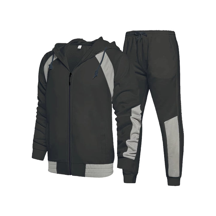 Herren Sportliches Activewear-Set mit Kapuze und Taschen Aliams