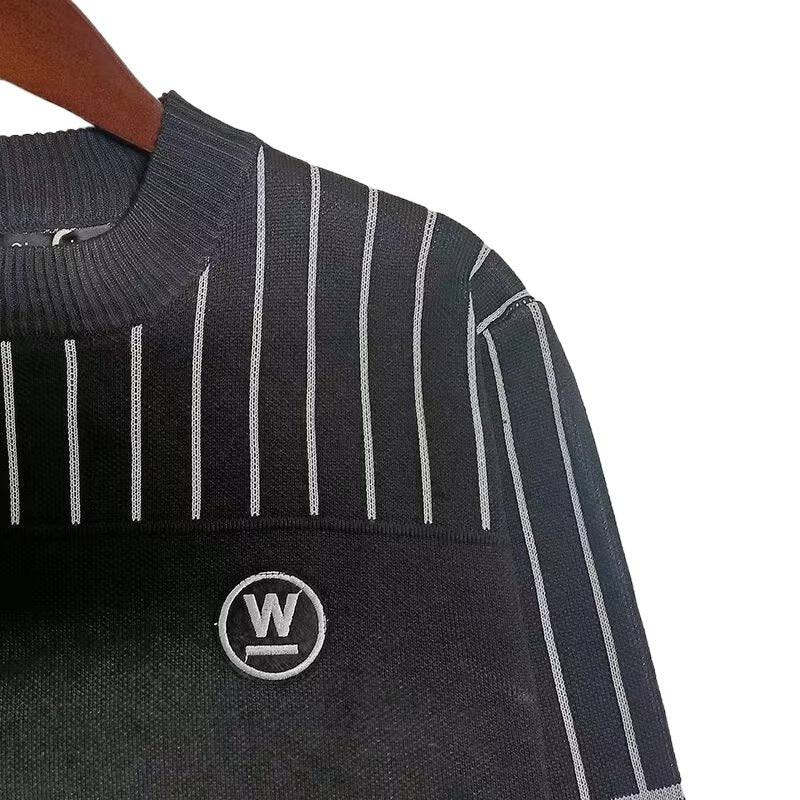 Herren gestreifter Rollkragenpullover aus kuscheligem Textil Aliams