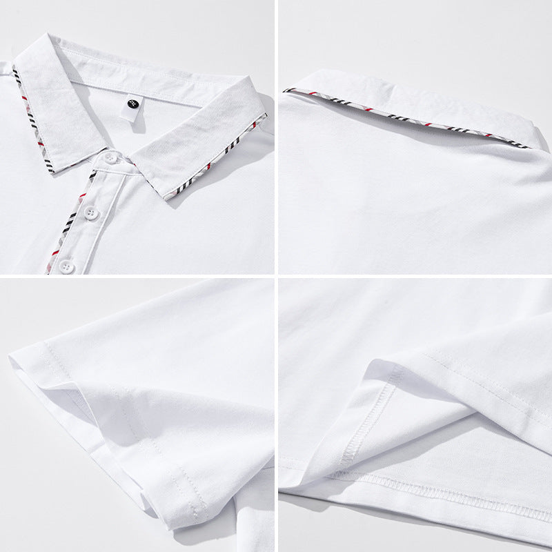 Herren Poloshirt mit modischem Kragen-Design Aliams