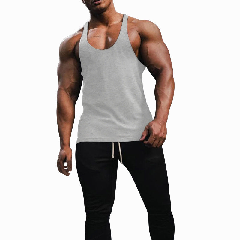 Herren Sporttanktop mit racerback Design und atmungsaktiver Baumwolle Aliams