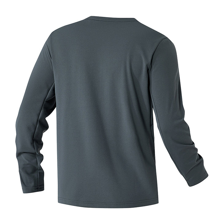 Herren Funktionales Langarmshirt mit praktischer Brusttasche Aliams