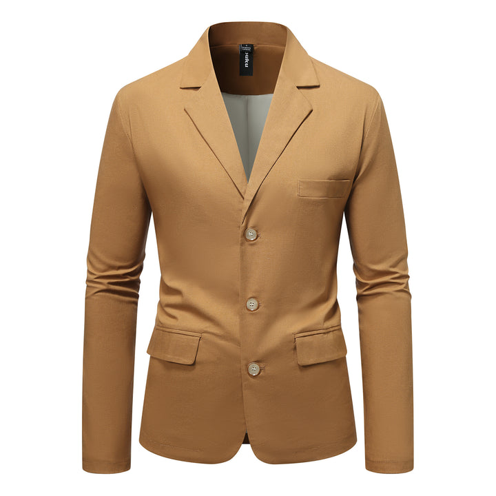 Herren eleganter Blazer mit praktischen Taschen und stilvollem Schnitt Aliams