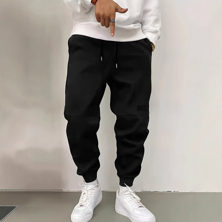 Herren bequeme Jogginghose mit funktionalen Taschen Aliams