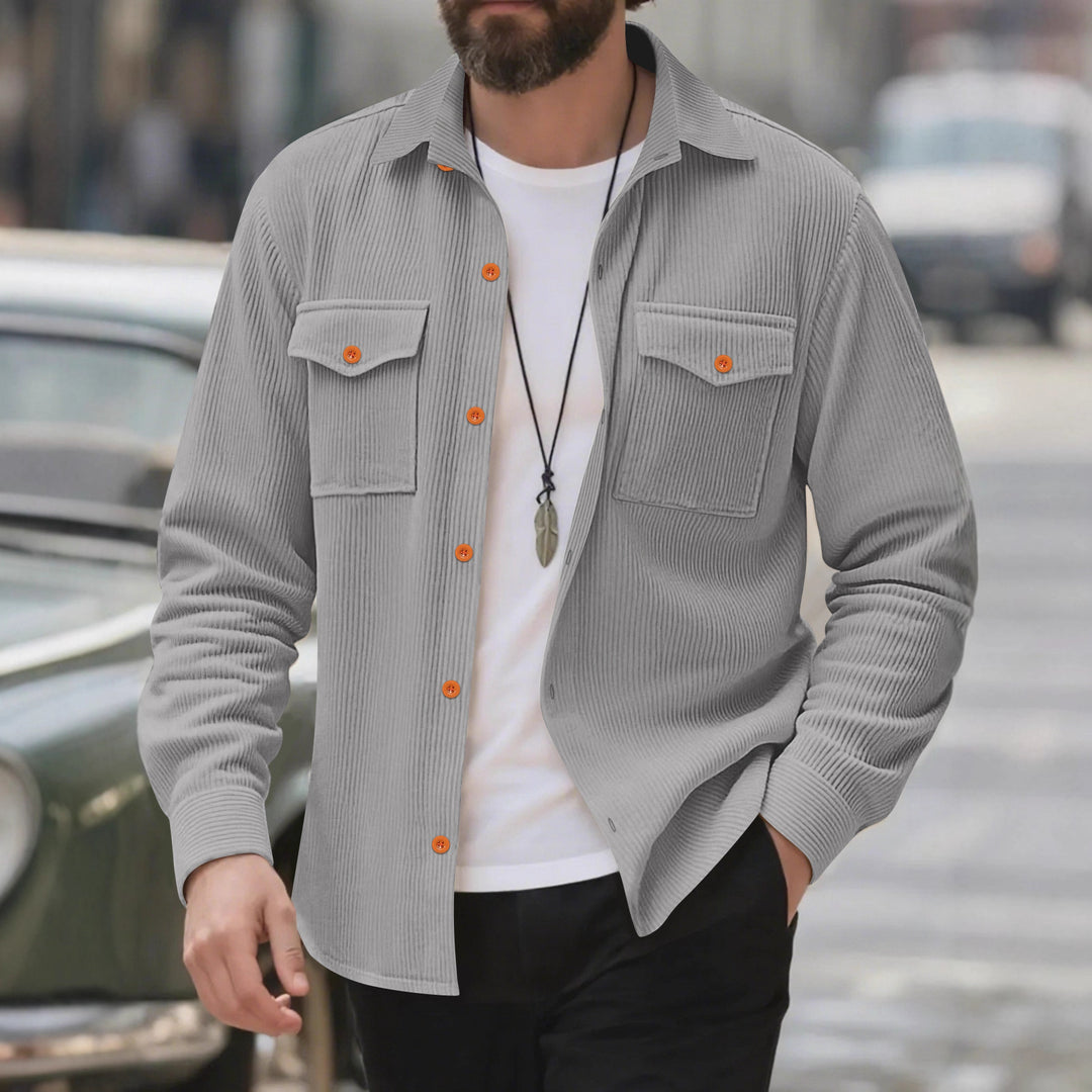 Herren dünnes Karohemd Aliams