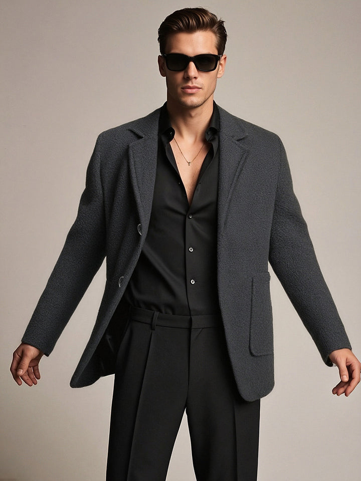 Herren eleganter und strukturierter Freizeitblazer Aliams