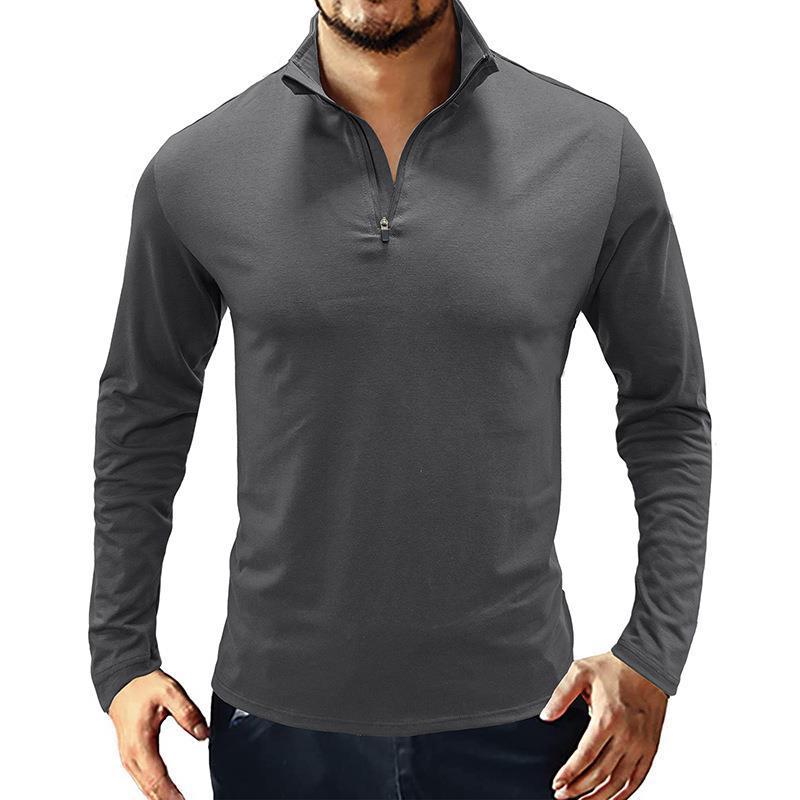 Herren Stehkragen Pullover Aliams