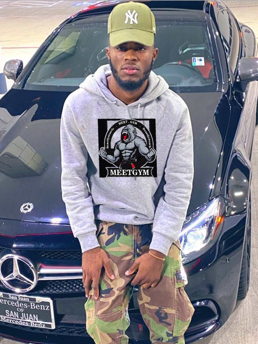 Herren Sweatshirt mit inspirierendem Gorilla-Design Aliams