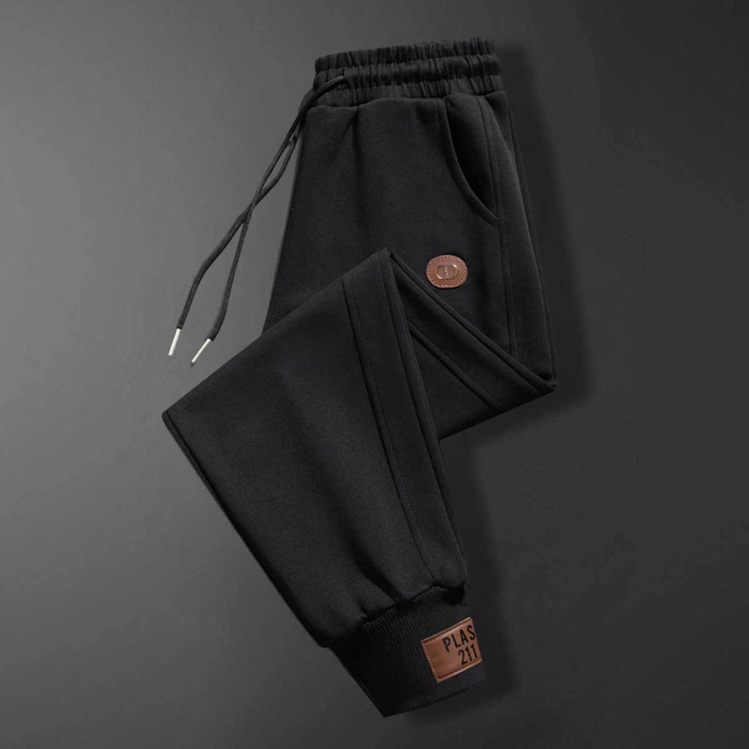 Herren bequeme Sweatpants mit verstellbarem Bund und praktischen Taschen Aliams