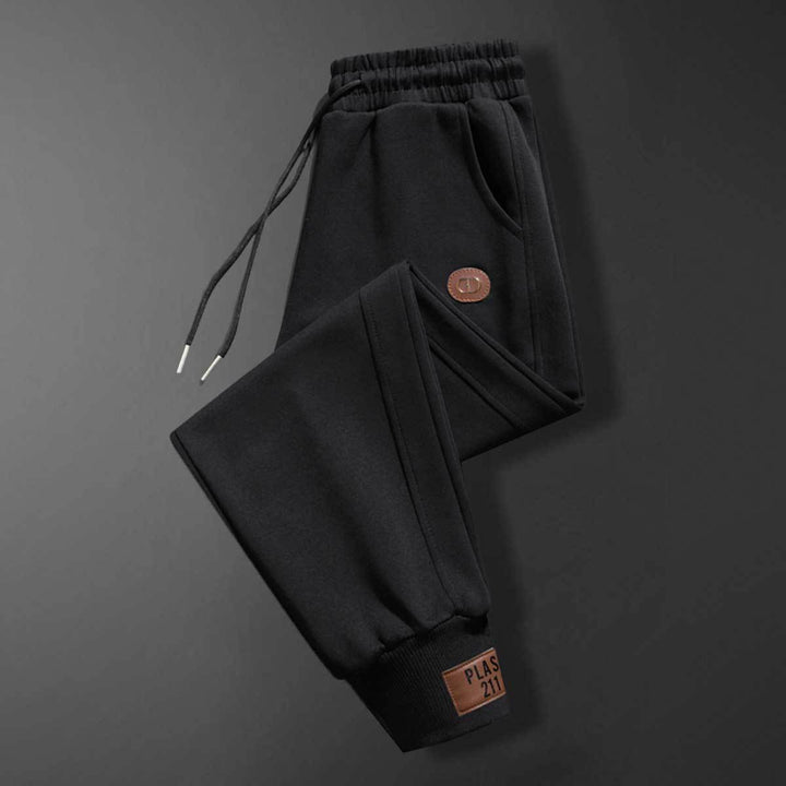 Herren bequeme Sweatpants mit verstellbarem Bund und praktischen Taschen Aliams