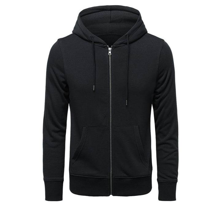 Herren komfortabler Zip-Hoodie mit praktischen Taschen Aliams