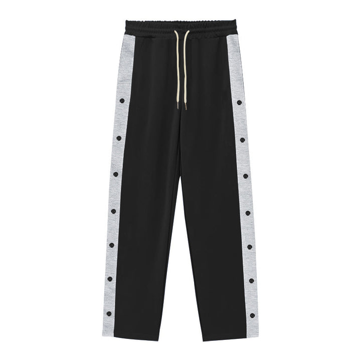 Herren Sportliche Jogginghose mit Druckknopfdetails Aliams